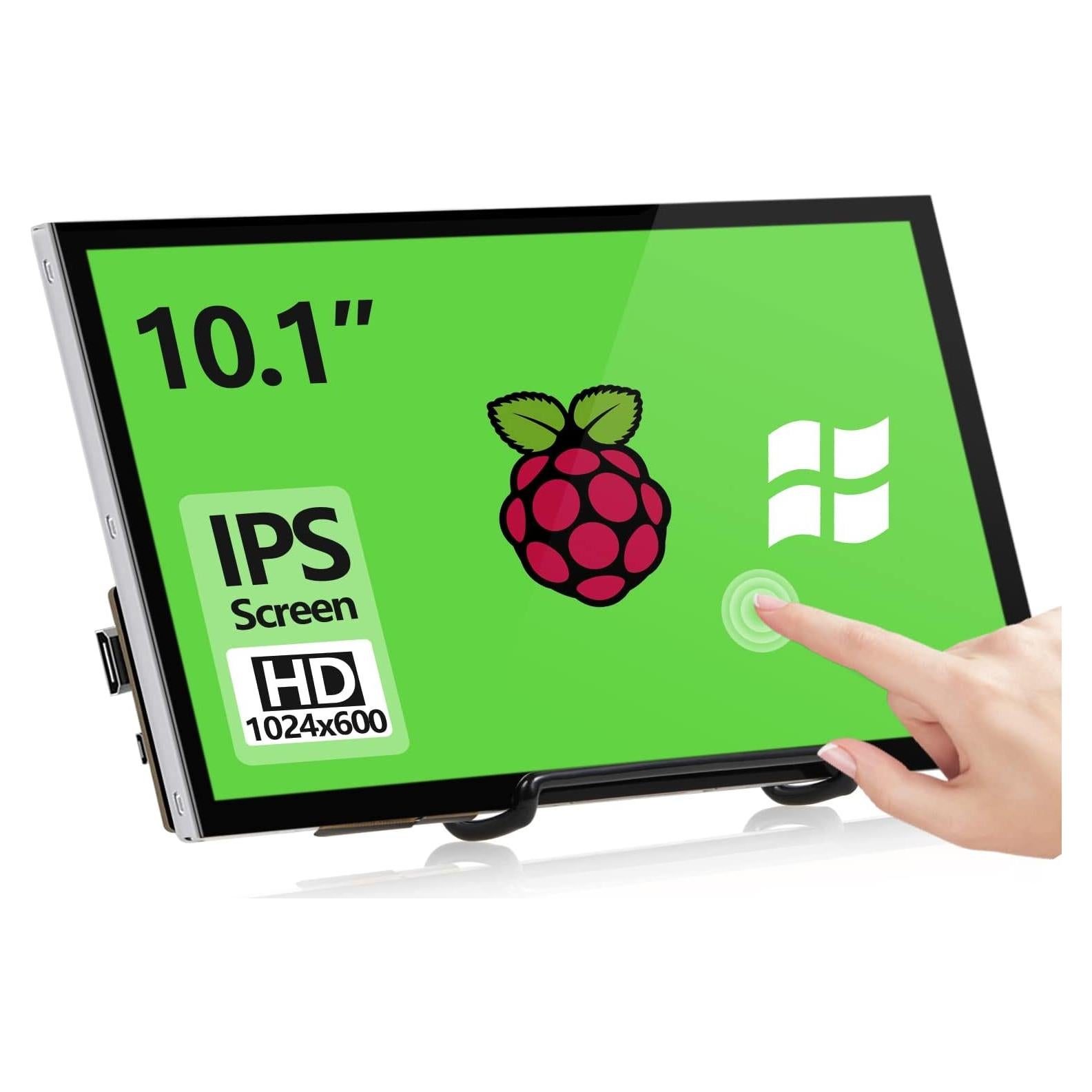 Monitor Táctil 10.1" HAMTYSAN 1024x600 HDMI Raspberry Pi