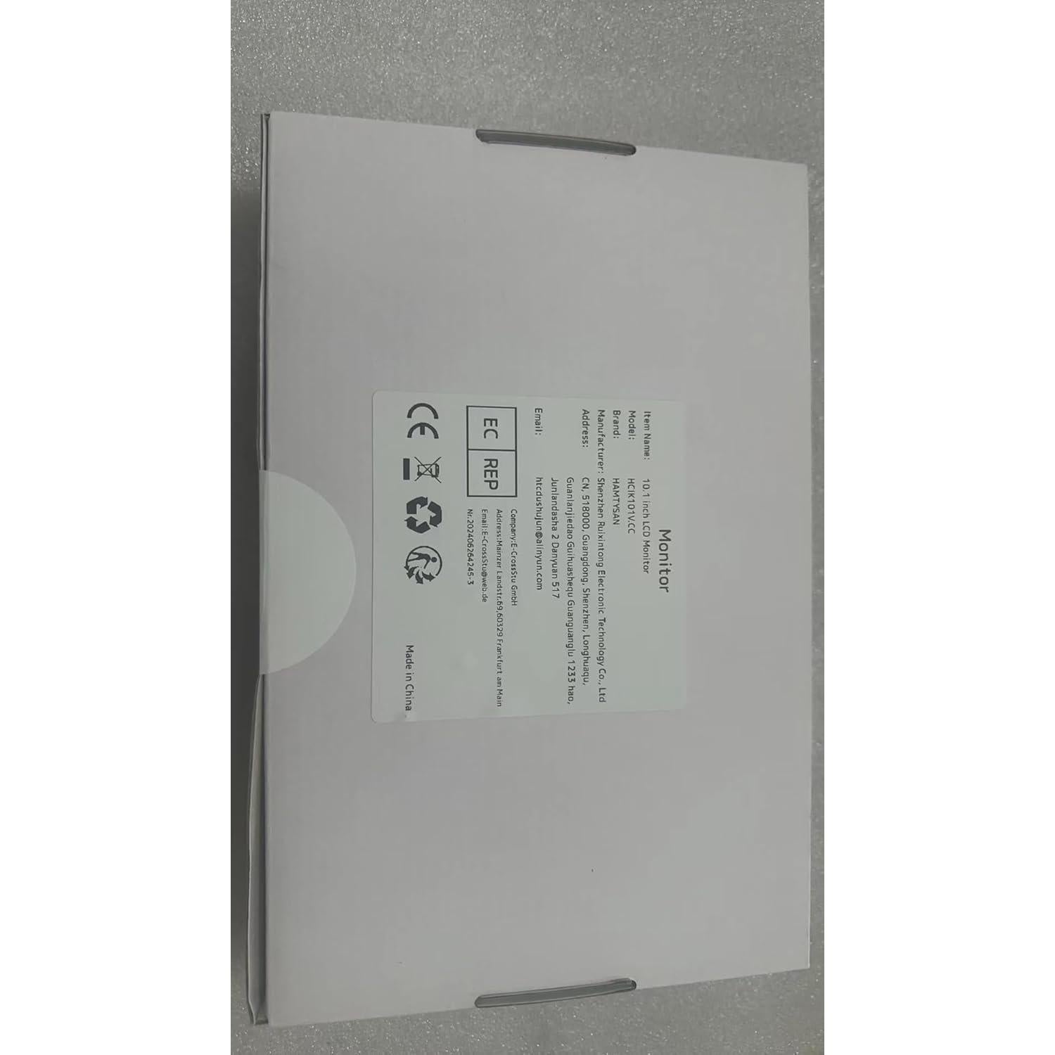 Monitor Táctil 10.1" HAMTYSAN 1024x600 HDMI Raspberry Pi