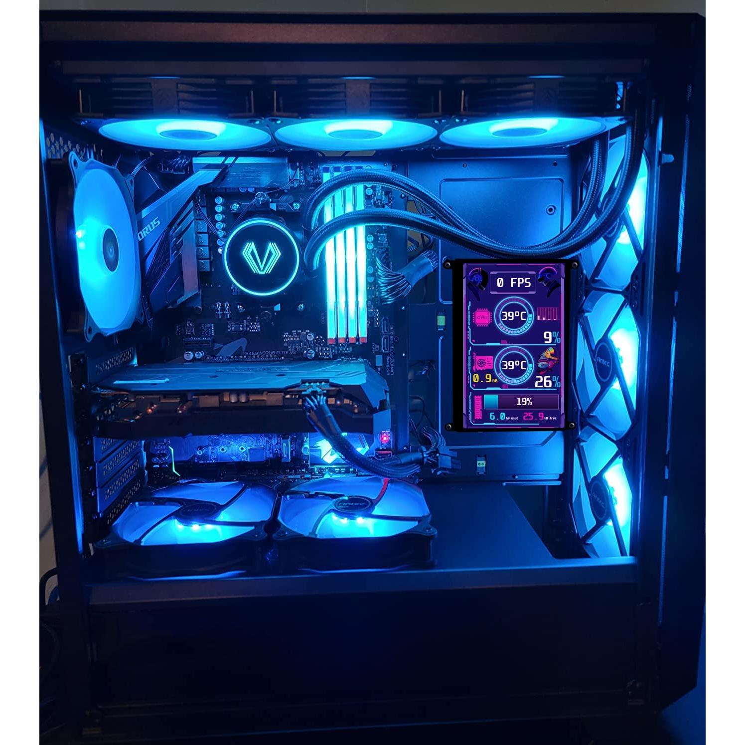 Monitor Táctil 7" Wisecoco HDMI IPS 1024x600 para Raspberry Pi