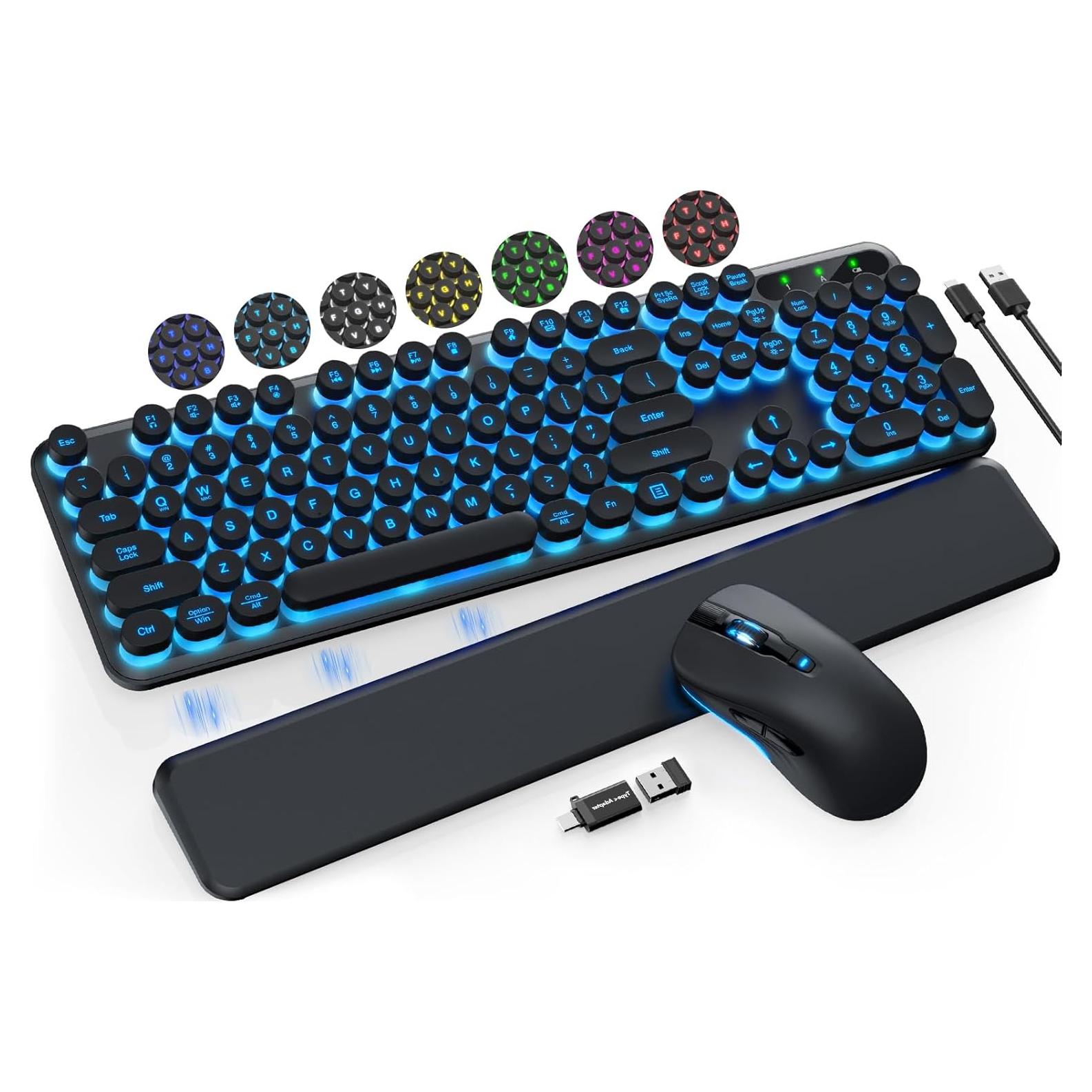 Teclado y Ratón Inalámbrico Retroiluminado Trueque - 1,03 kg