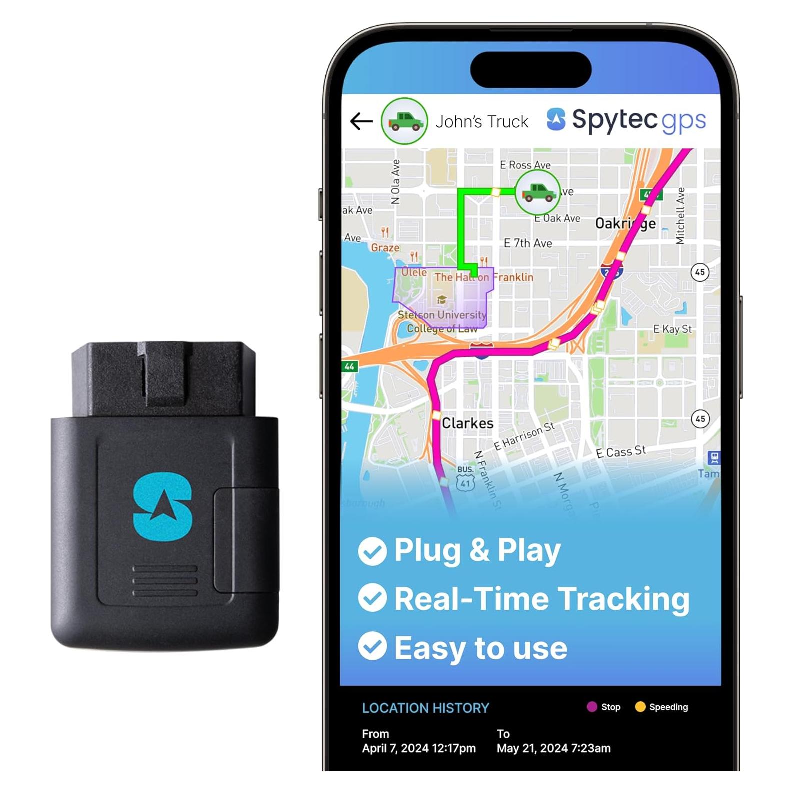 Rastreador GPS Spytec Anti-Robo con Alertas en Tiempo Real