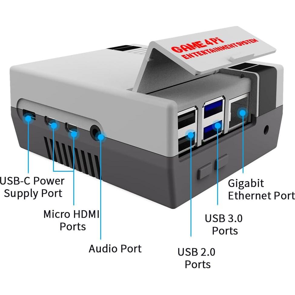 Caja GeeekPi para Raspberry Pi 4B con Ventilador y Disipadores