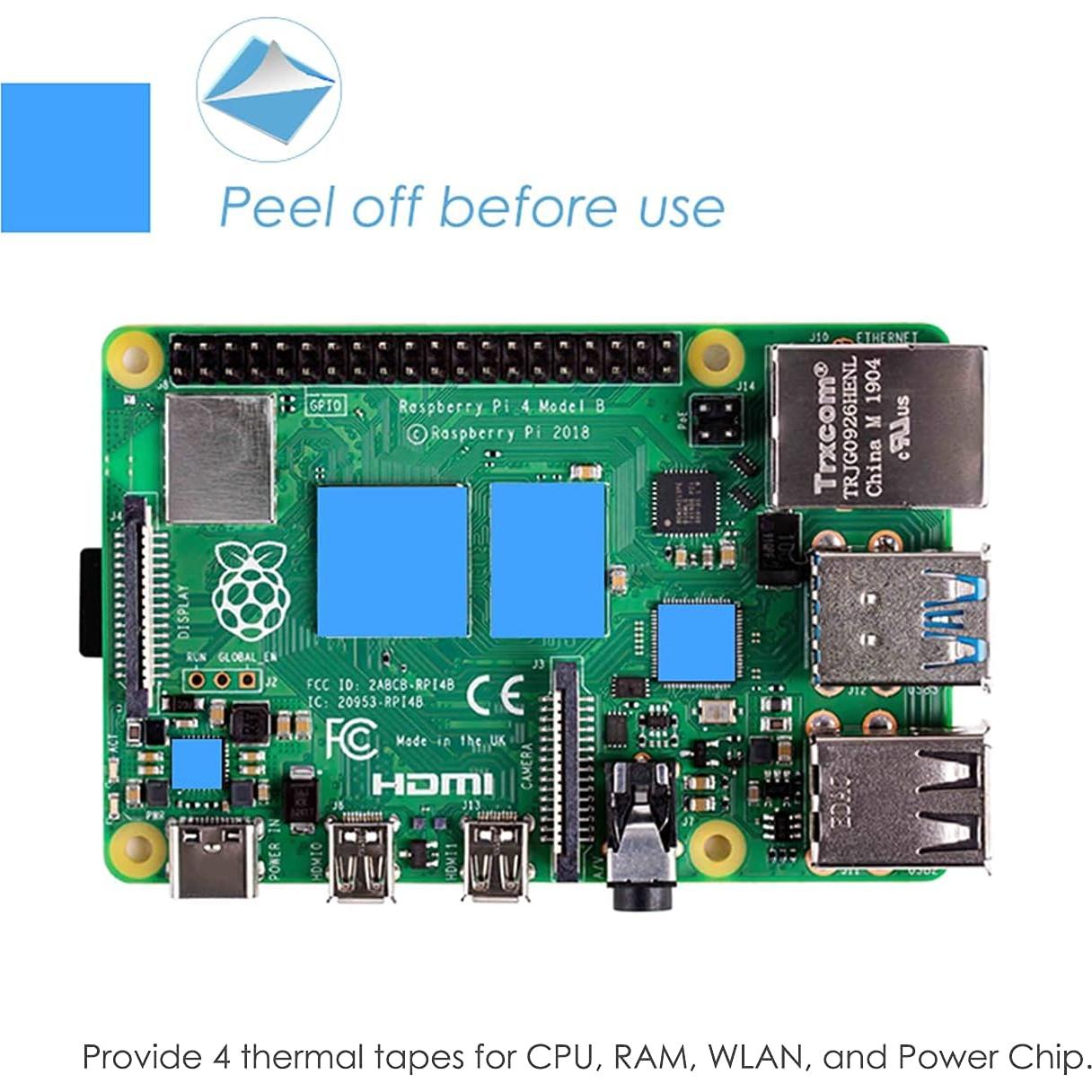 Caja de aluminio iUniker para Raspberry Pi 4 - Enfriador pasivo