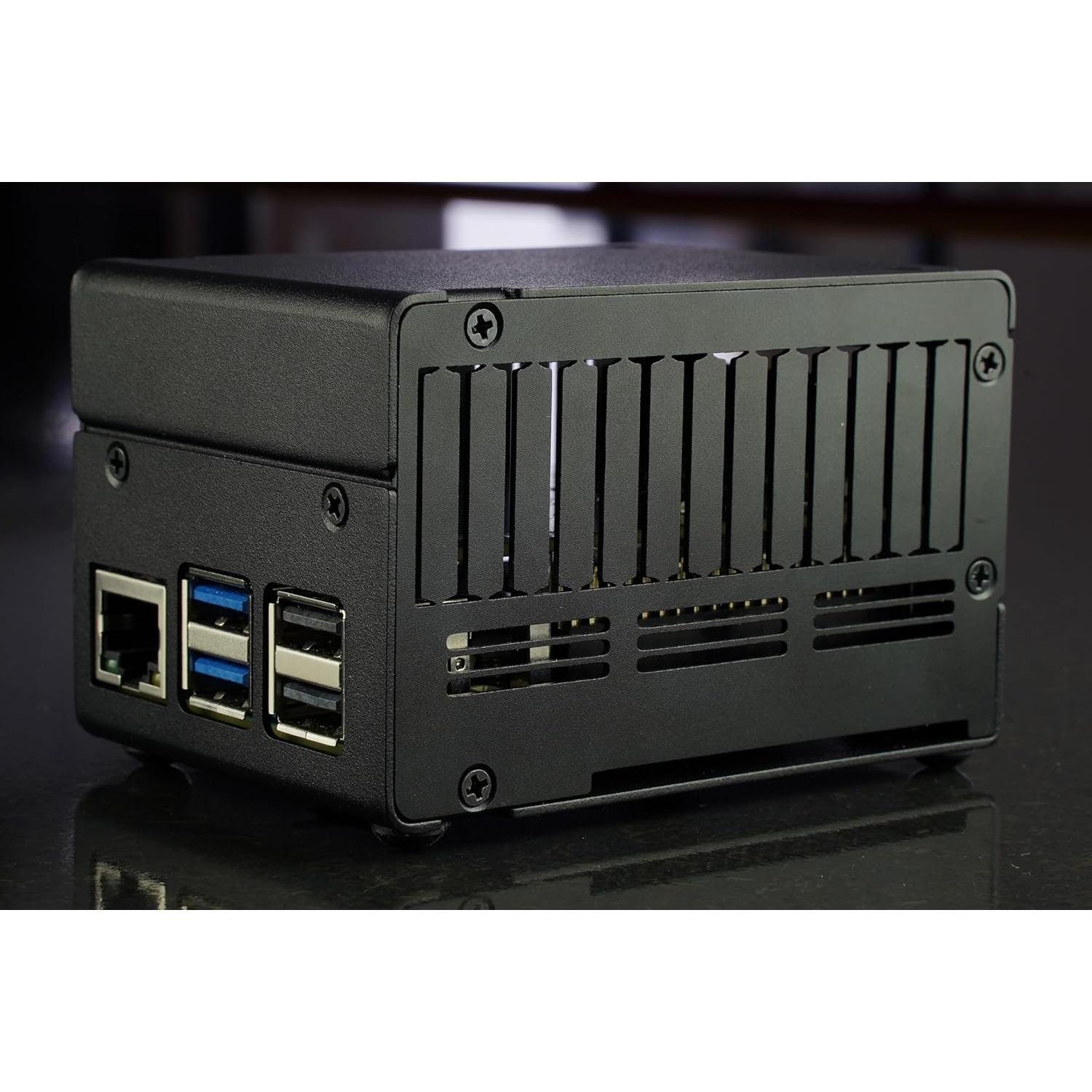 Caja KKSB para Raspberry Pi 5 con Espacio para HATs y Enfriador