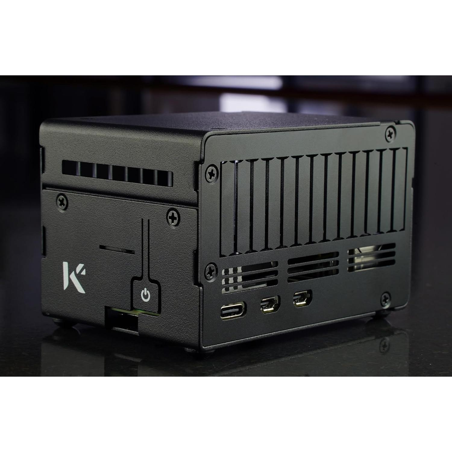 Caja KKSB para Raspberry Pi 5 con Espacio para HATs y Enfriador