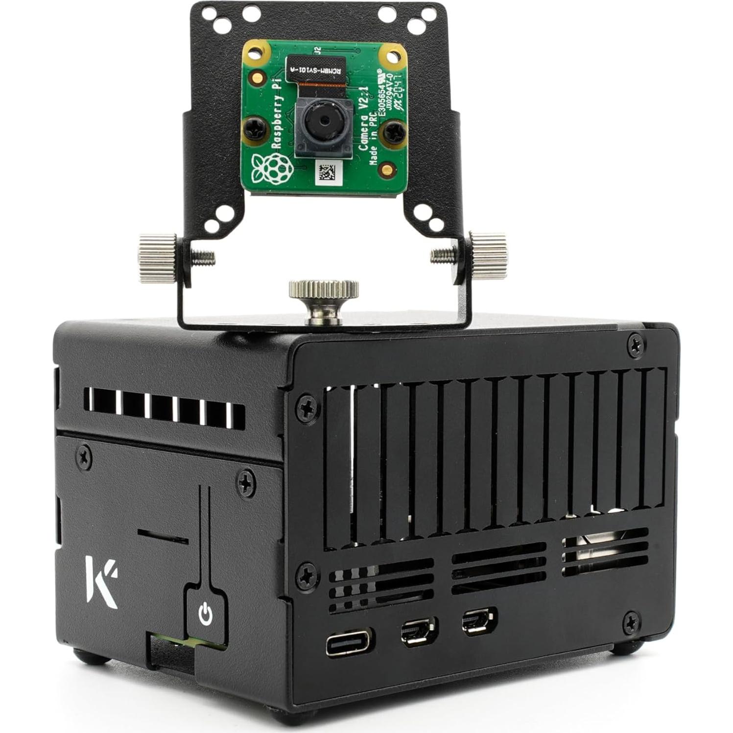 Caja KKSB para Raspberry Pi 5 con Espacio para HATs y Enfriador