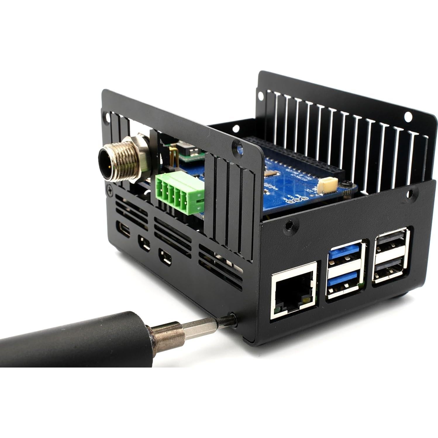 Caja KKSB para Raspberry Pi 5 con Espacio para HATs y Enfriador