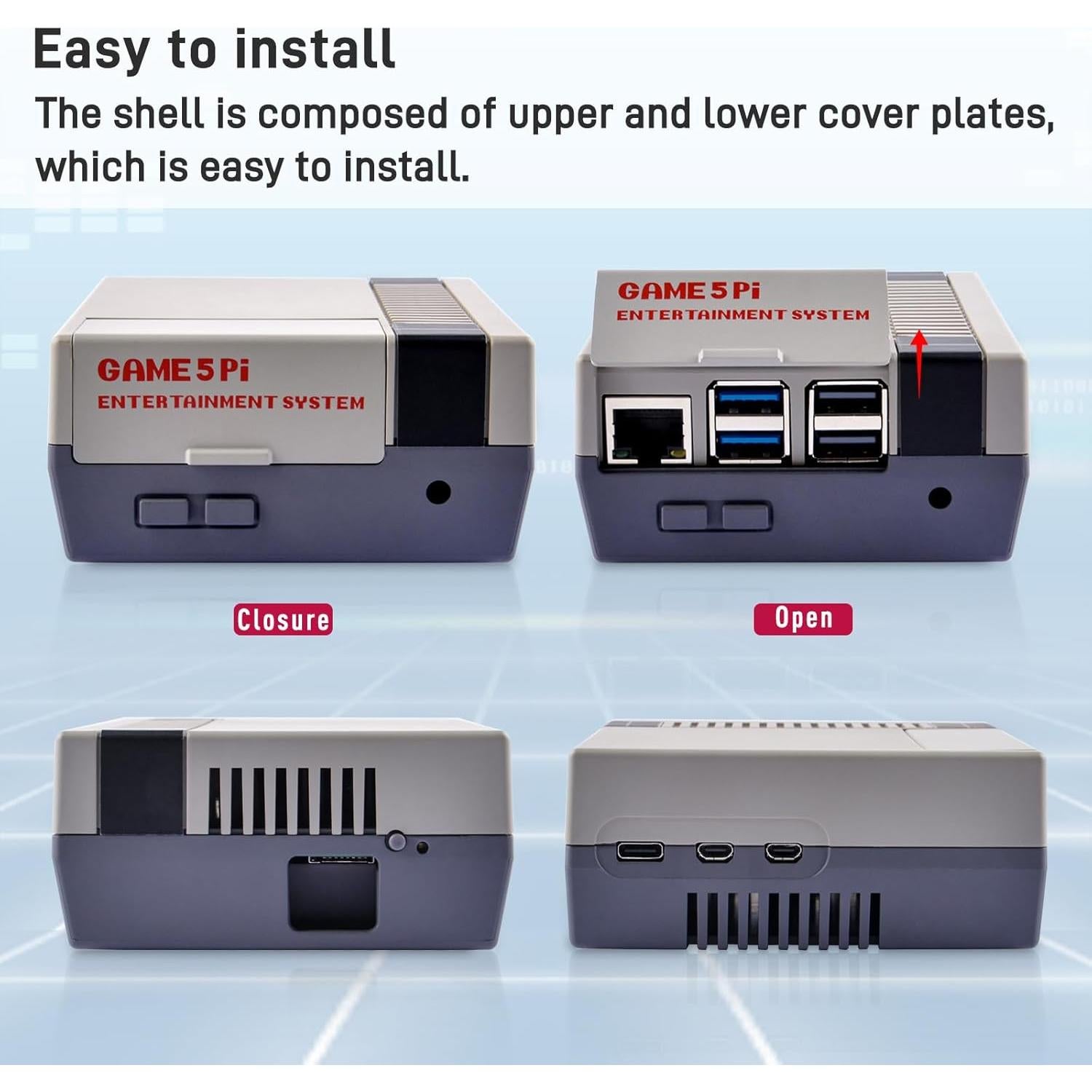 Caja GeeekPi para Raspberry Pi 5 con enfriador Armor Lite V5