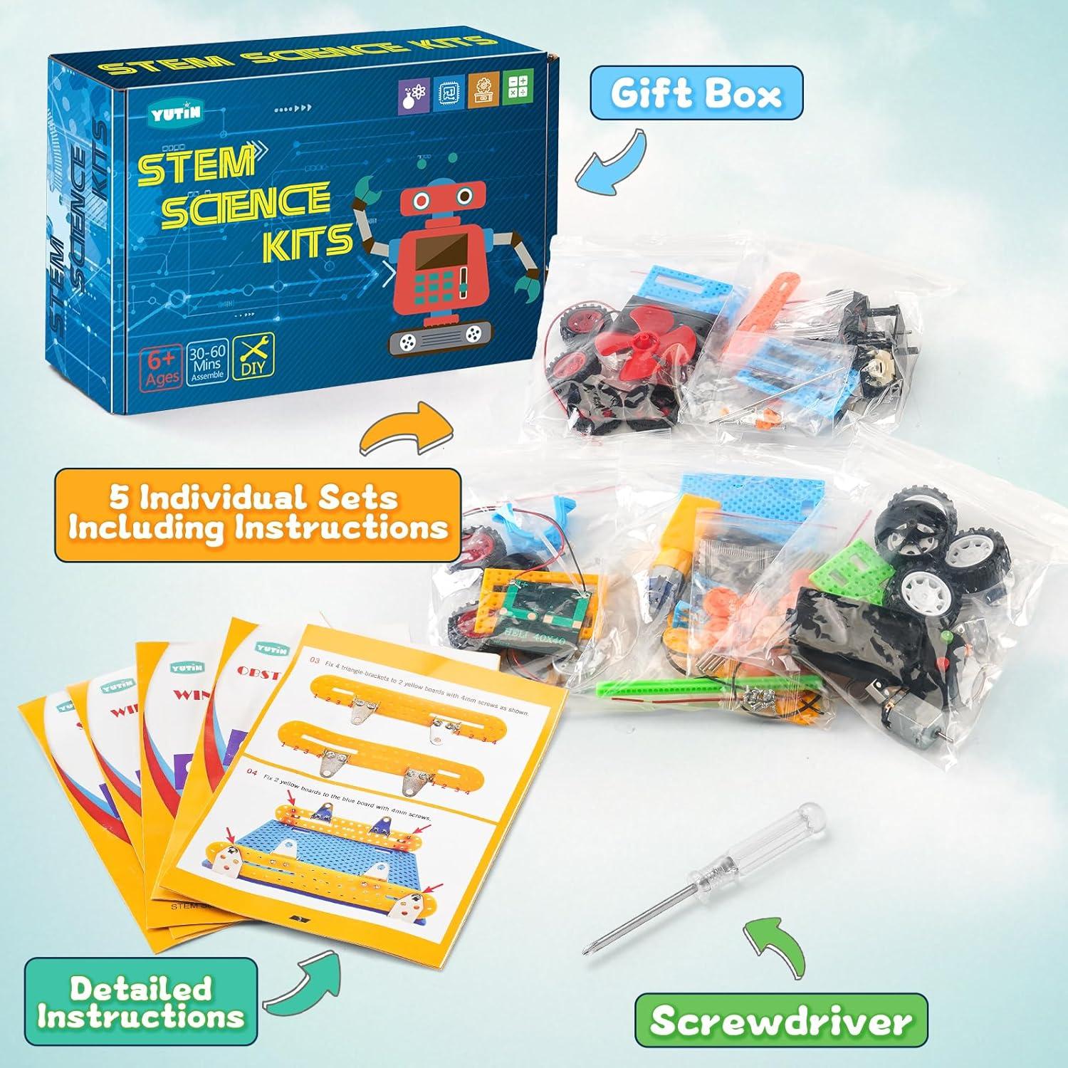 Kits STEM Yutin para Niños 6-12 Años - Construcción de Robots