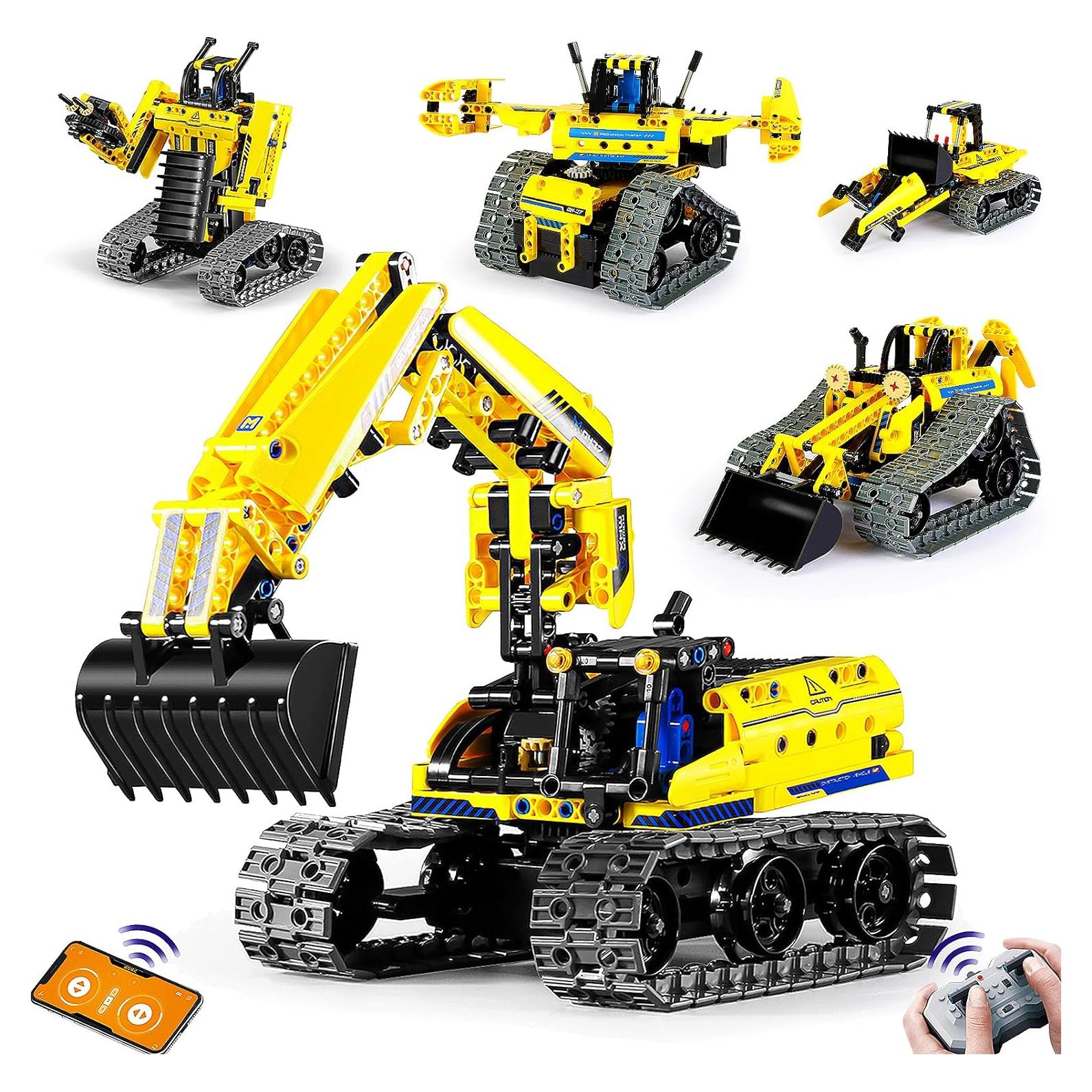 Kit de Robótica STEM 5 en 1 SHANTOU 430 Piezas Excavadora