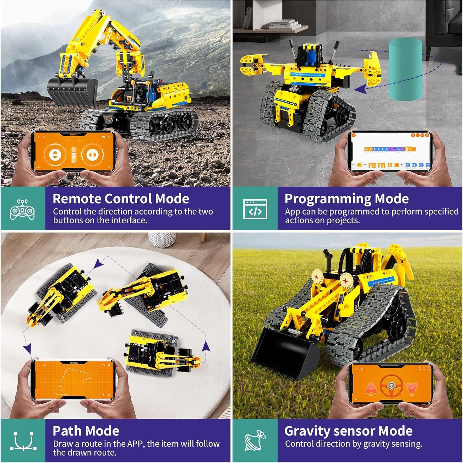 Kit de Robótica STEM 5 en 1 SHANTOU 430 Piezas Excavadora