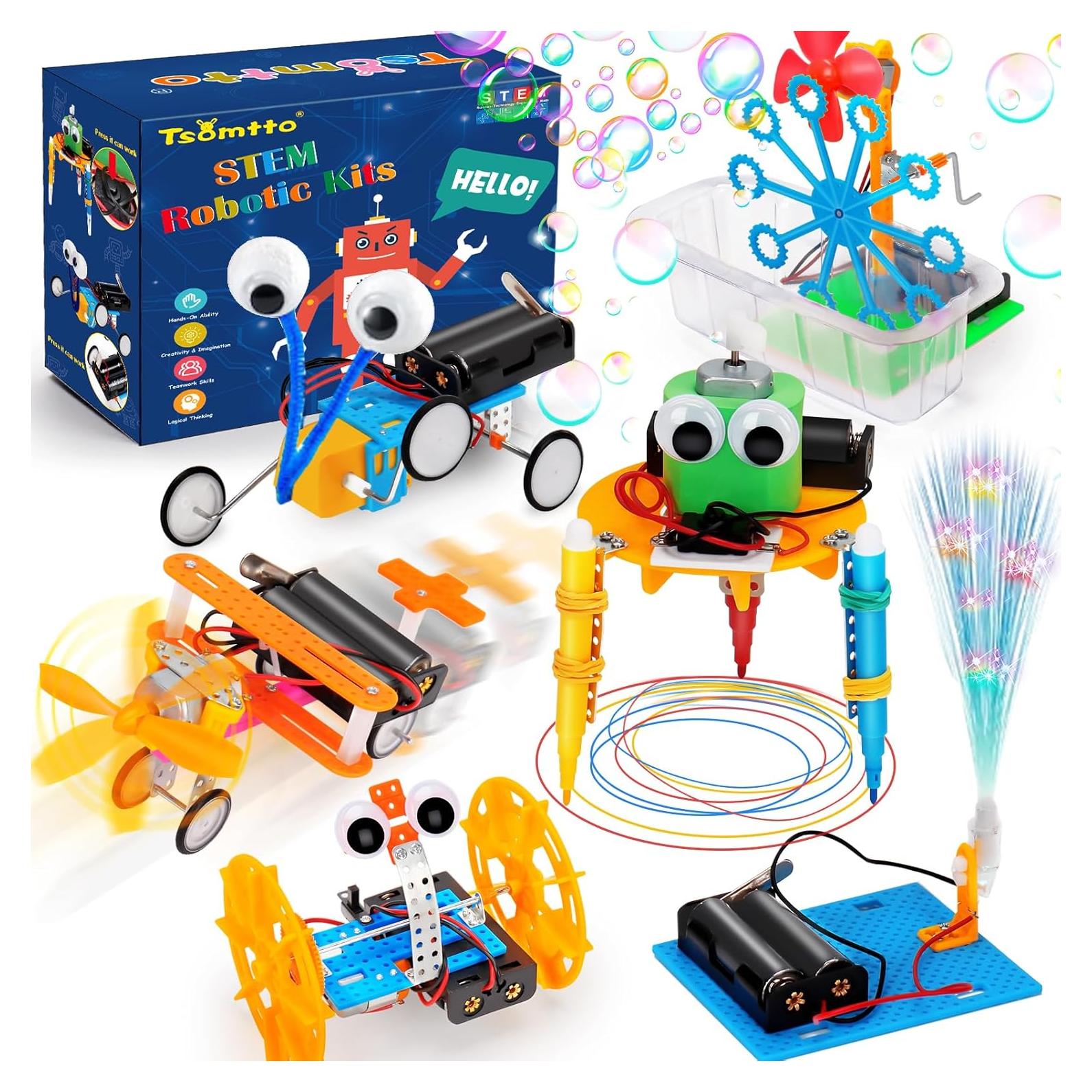 Kit de Robótica STEM Tsomtto 6 Experimentos para Niños 8+