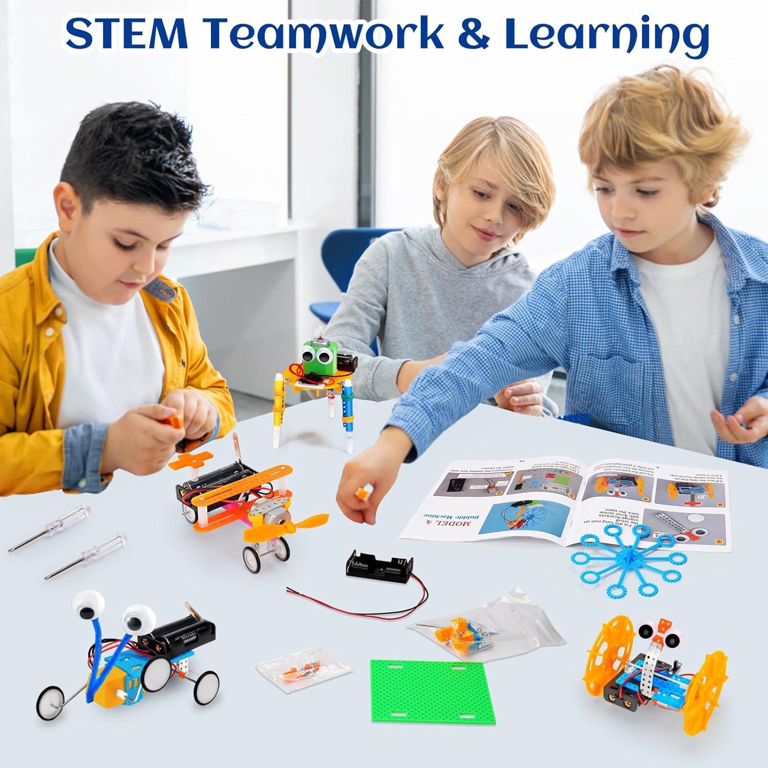Kit de Robótica STEM Tsomtto 6 Experimentos para Niños 8+