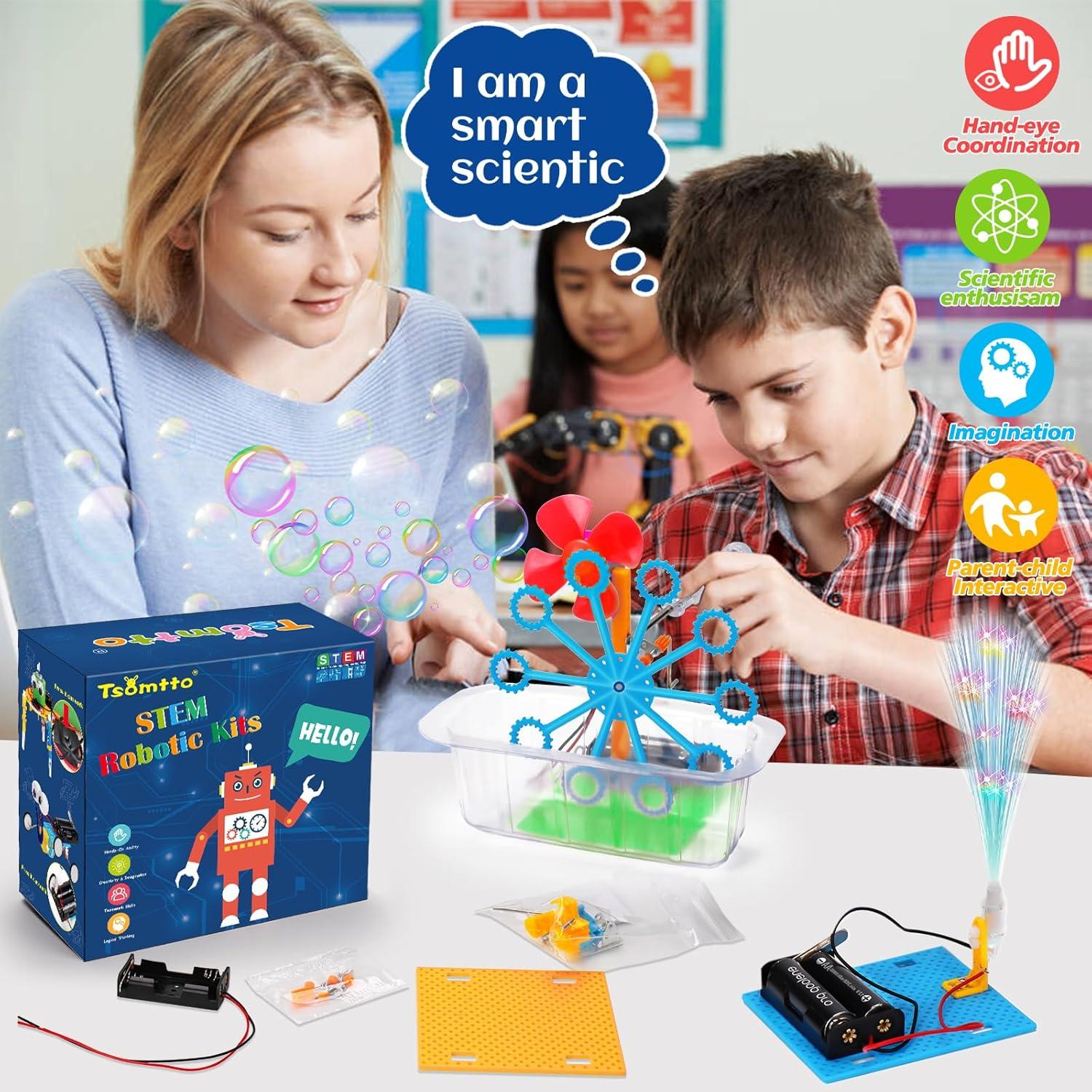 Kit de Robótica STEM Tsomtto 6 Experimentos para Niños 8+