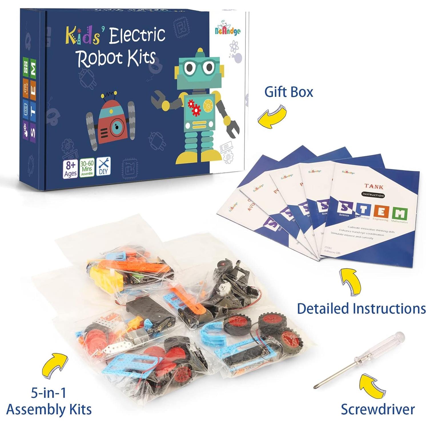 Kit de Ciencia STEM WESAYEE Robots para Niños 6-12 Años
