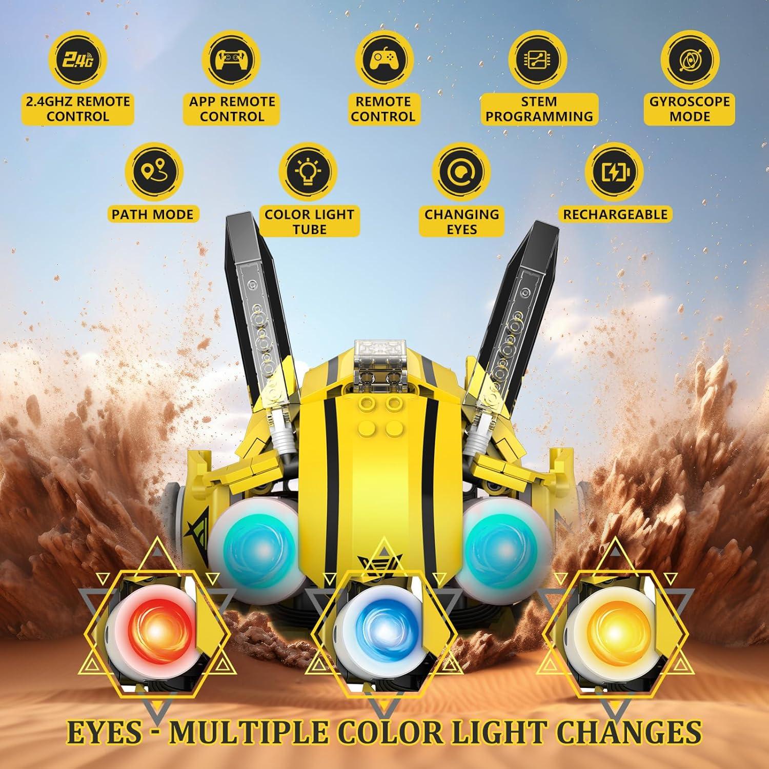 Kit de Robot RC STEM 5 en 1 LESSETI 673PCS Juguete Educativo