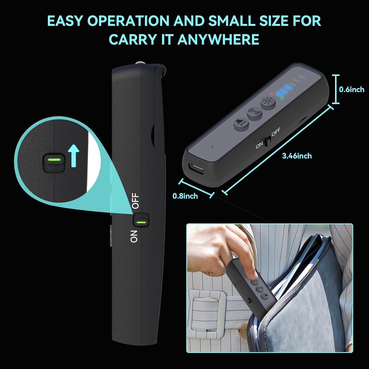 Detector de Cámaras Ocultas PAISLEYS C2 - Anti Espionaje Inalámbrico