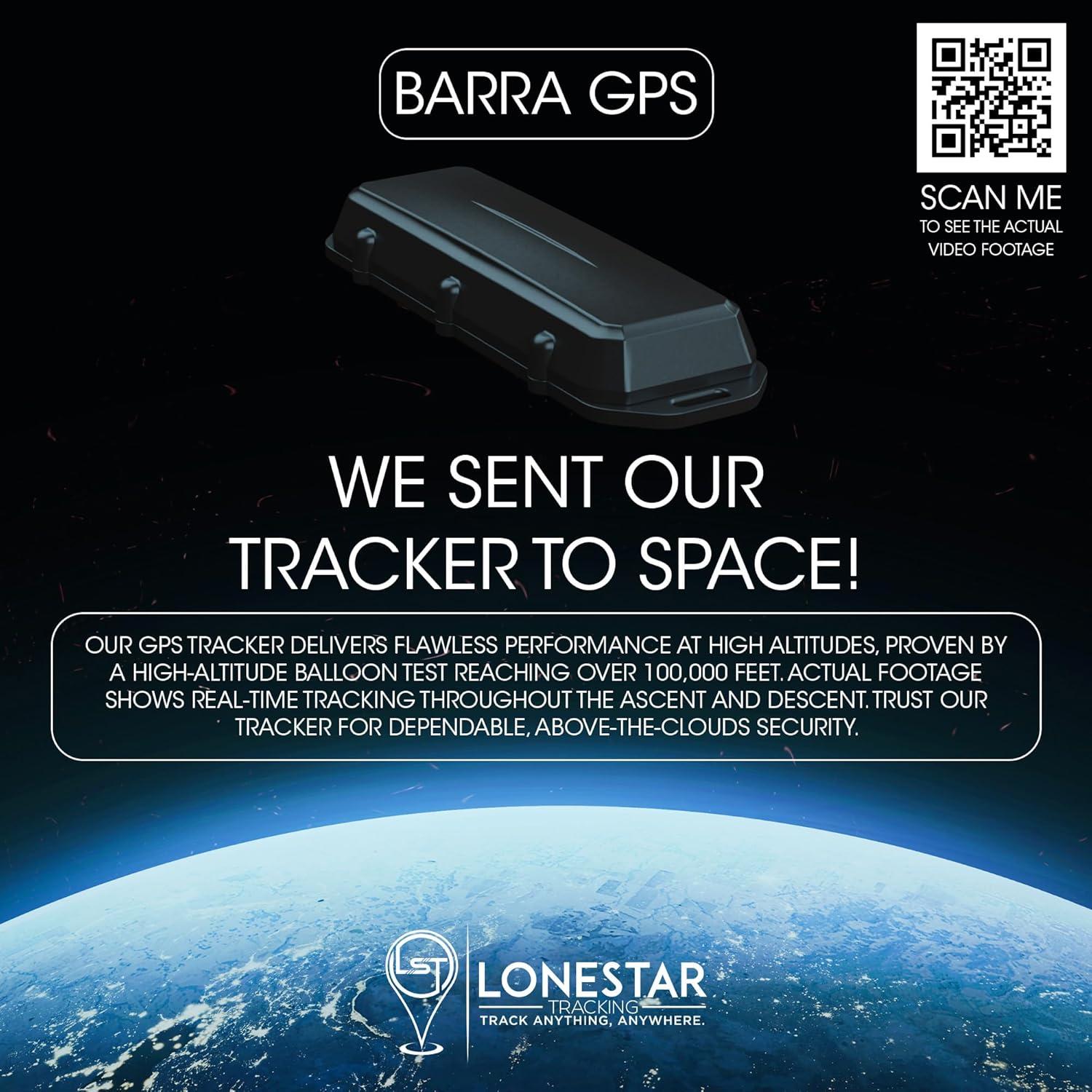 Rastreador GPS Oculto LoneStar para Vehículos - Antirrobo, 8 Años Batería