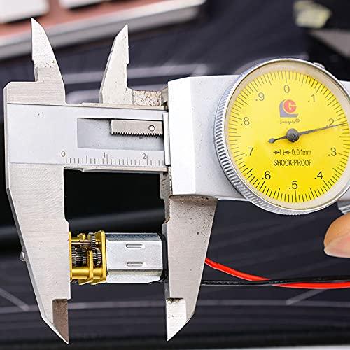 Motor de Engranaje Mini Micro N20 Acxico 3Pcs 3V-6V Baja Velocidad