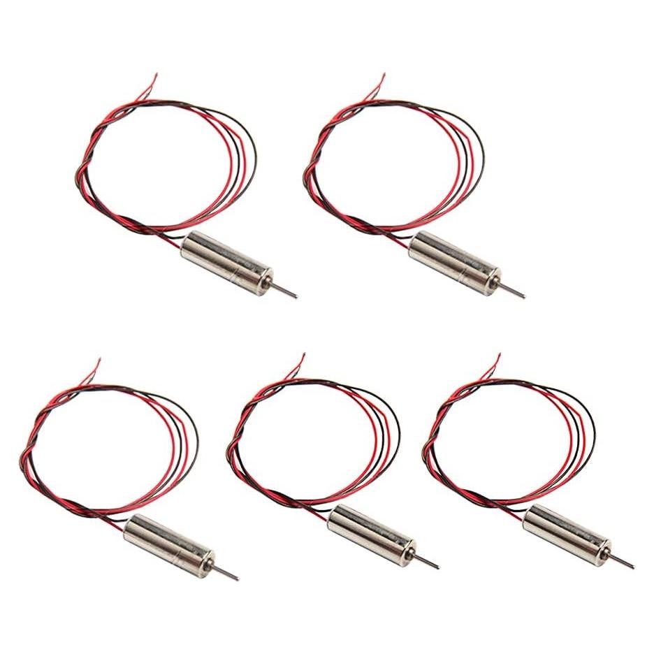 Motor DC Mini Acxico 4mm 60000RPM 5Pcs para Dron RC