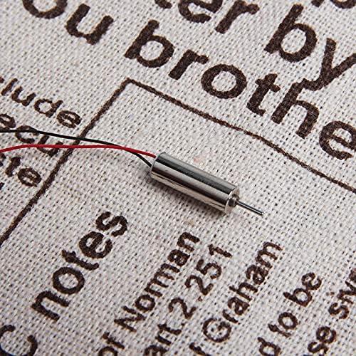 Motor DC Mini Acxico 4mm 60000RPM 5Pcs para Dron RC