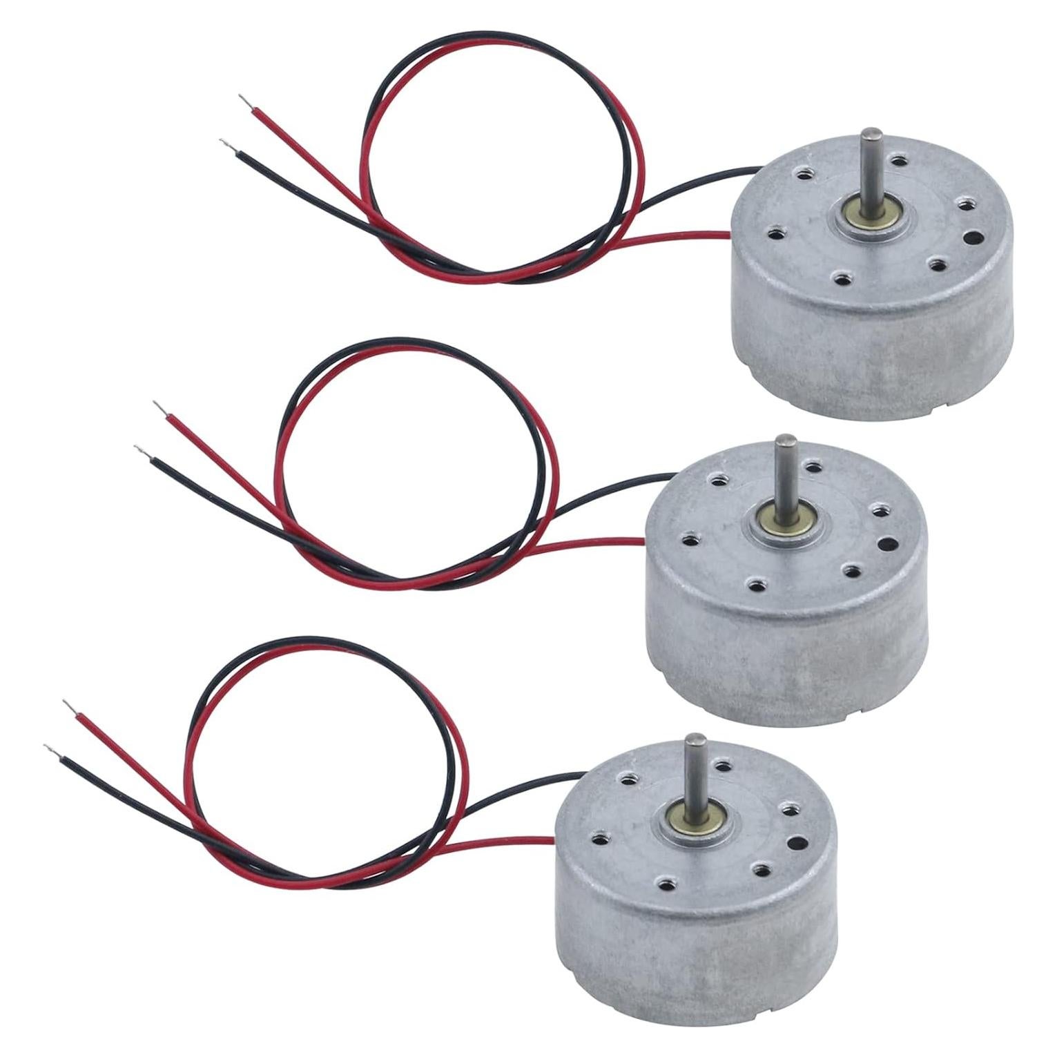 Motor Eléctrico Mini DC Antrader 5V 6000RPM Paquete de 3