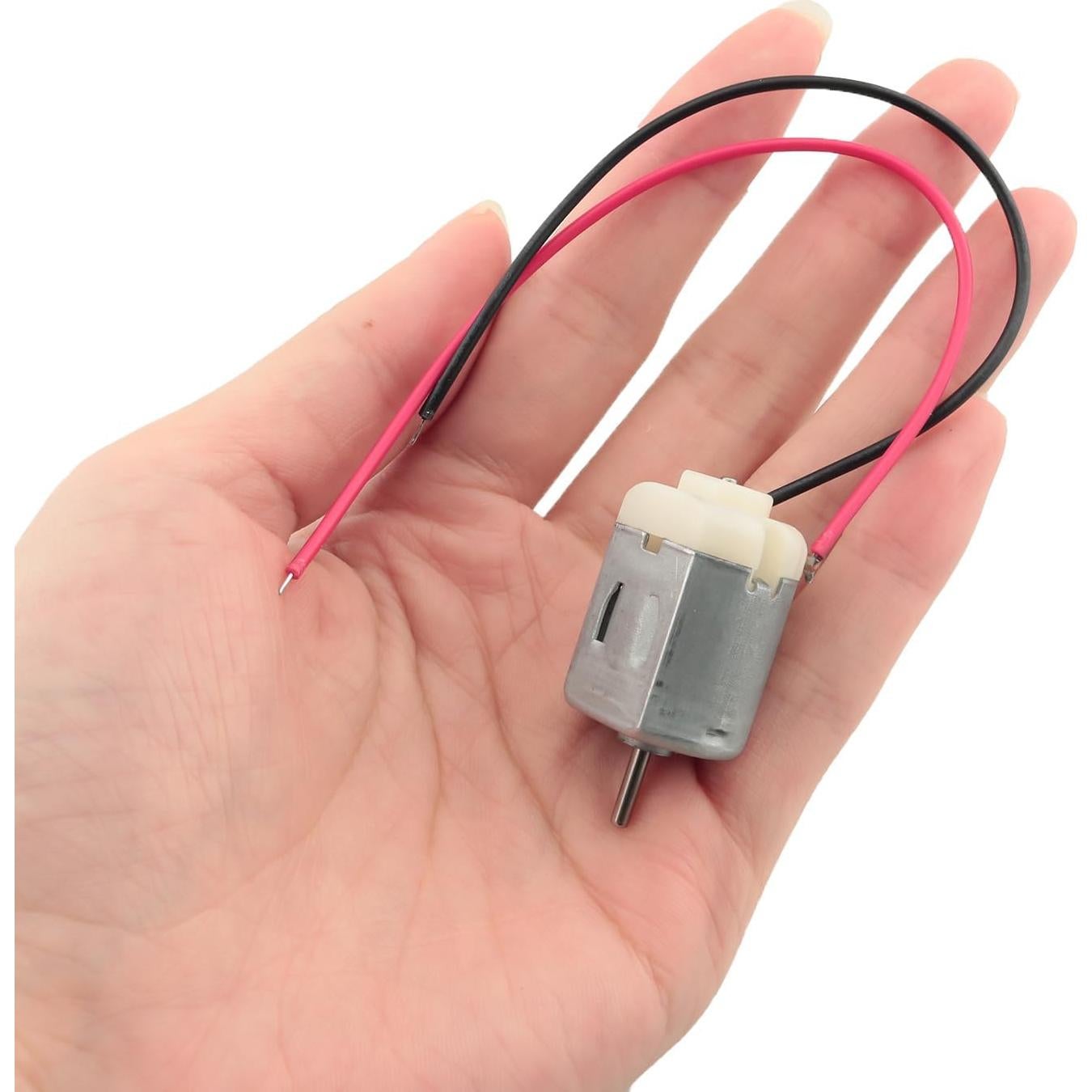 10 Motores DC Miniatura 130 1-6V con Cables de Cobre 10cm