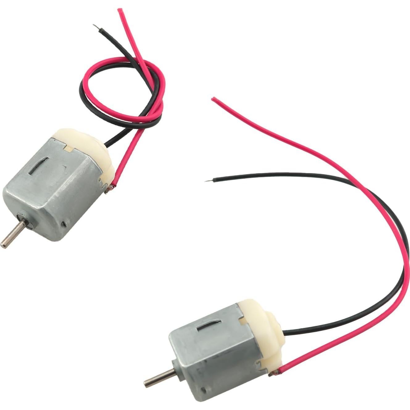 10 Motores DC Miniatura 130 1-6V con Cables de Cobre 10cm