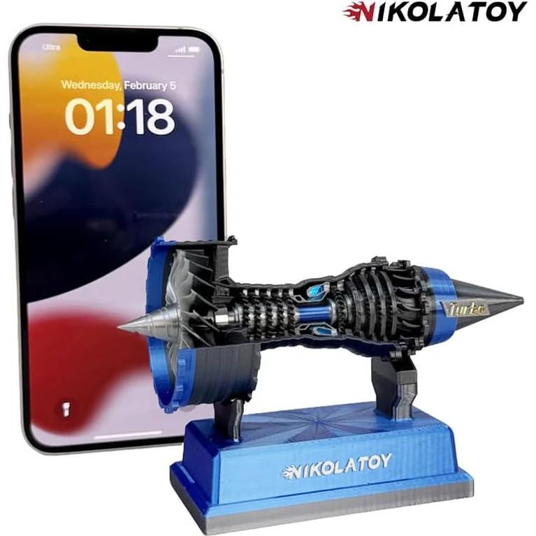 Modelo Turbofan Trent 900 NIKOLATOY 12cm Juguete Educativo
