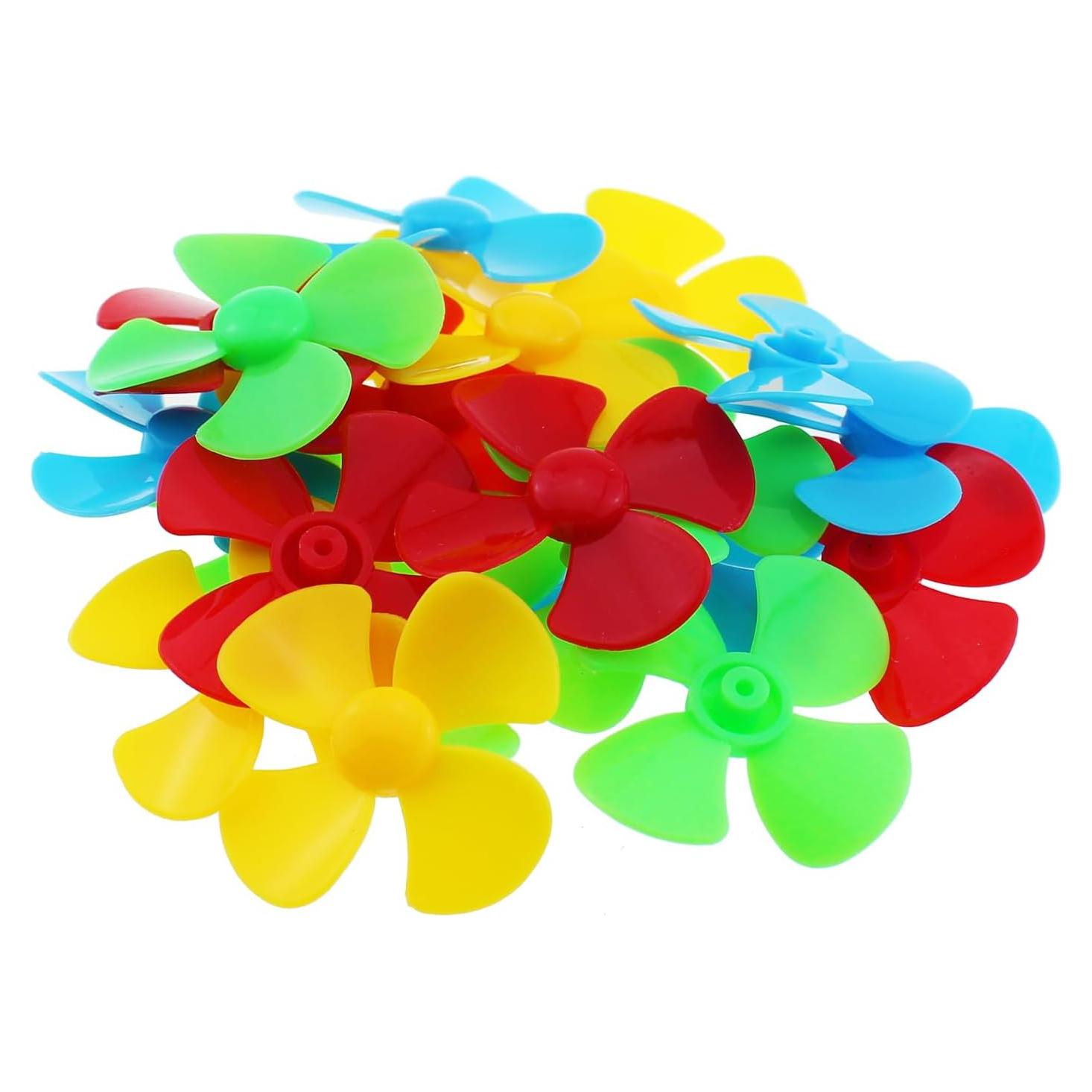 20 Hélices Plásticas 40mm para Motor DC 2mm MTQY