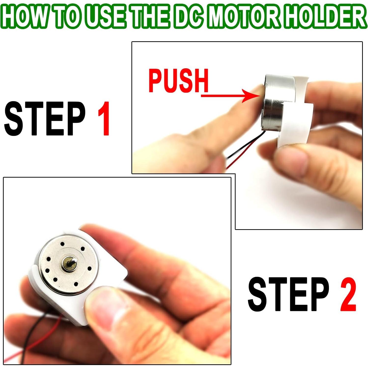 Motor DC EUDAX 3V-12V 6500 RPM para Juguetes y Proyectos