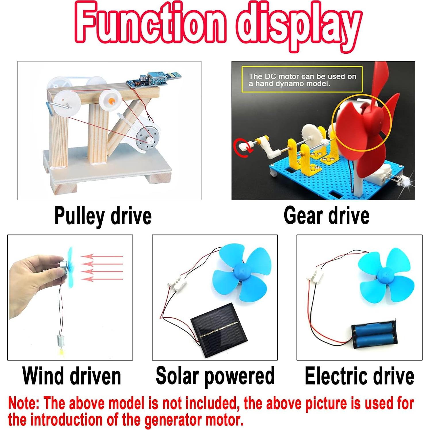 Motor DC EUDAX 3V-12V 6500 RPM para Juguetes y Proyectos