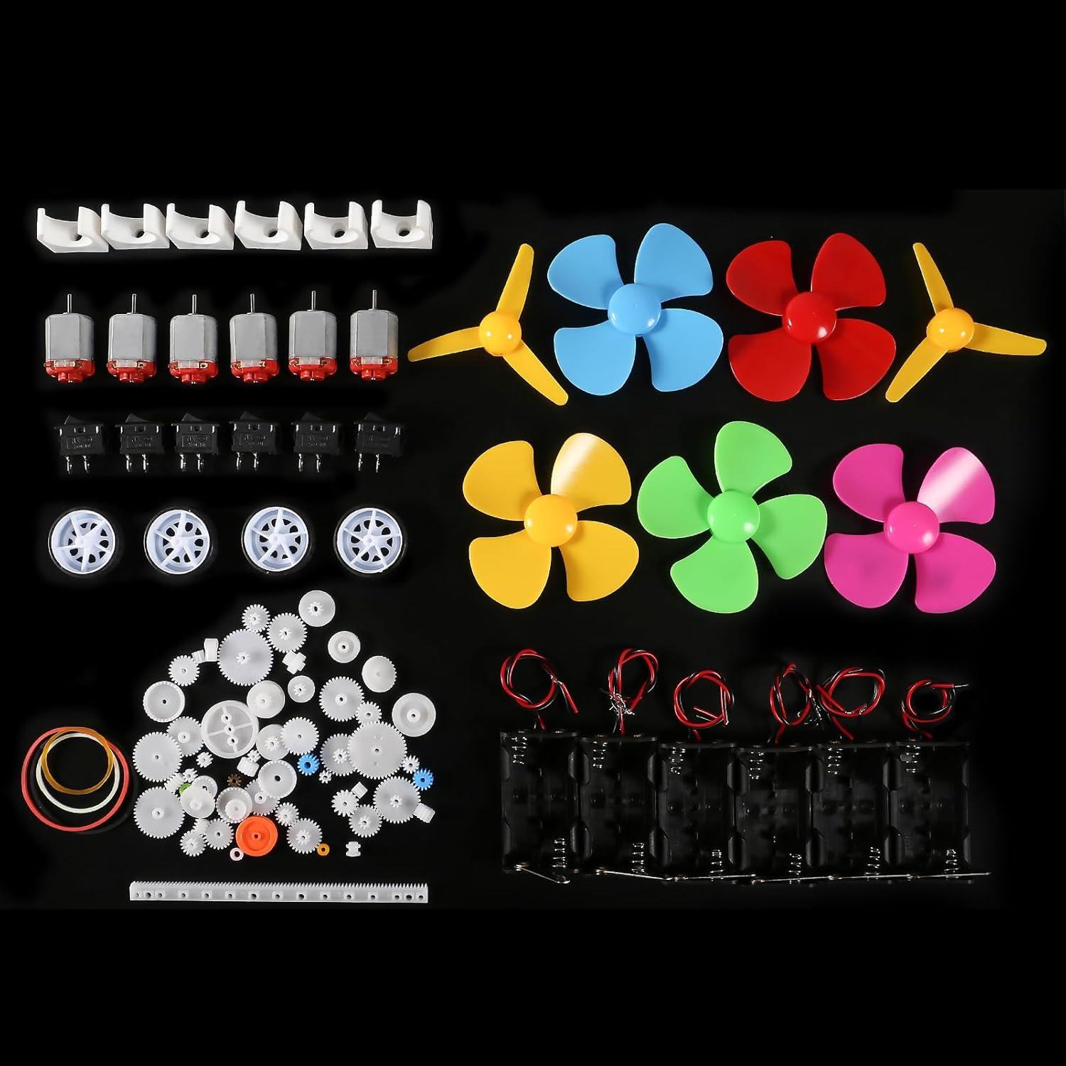 Kit de Motores de CC AEDIKO 3V-12V 25000RPM 6 Piezas