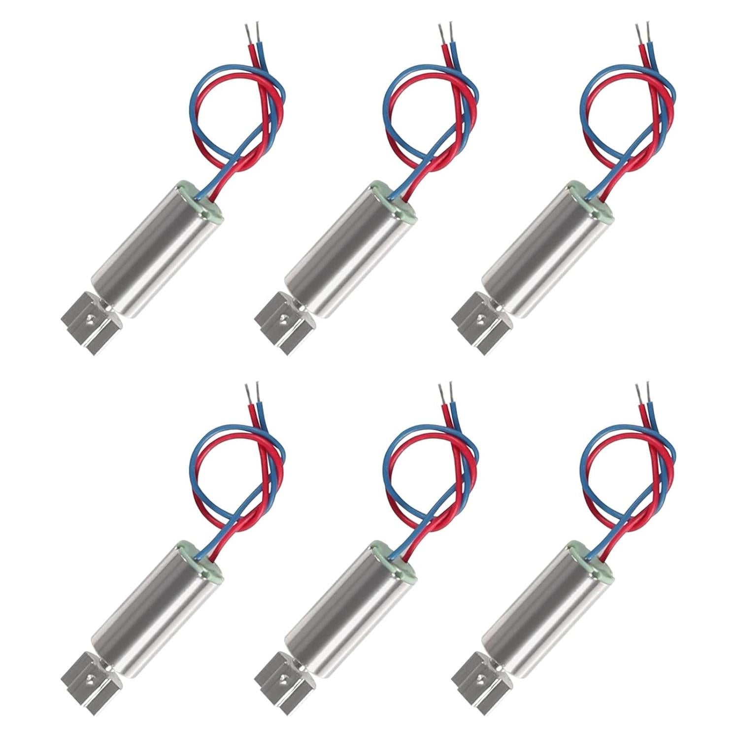 Motor Vibrante Micro Sin Núcleo Alinan 6pcs 3V 14000RPM 6x14mm