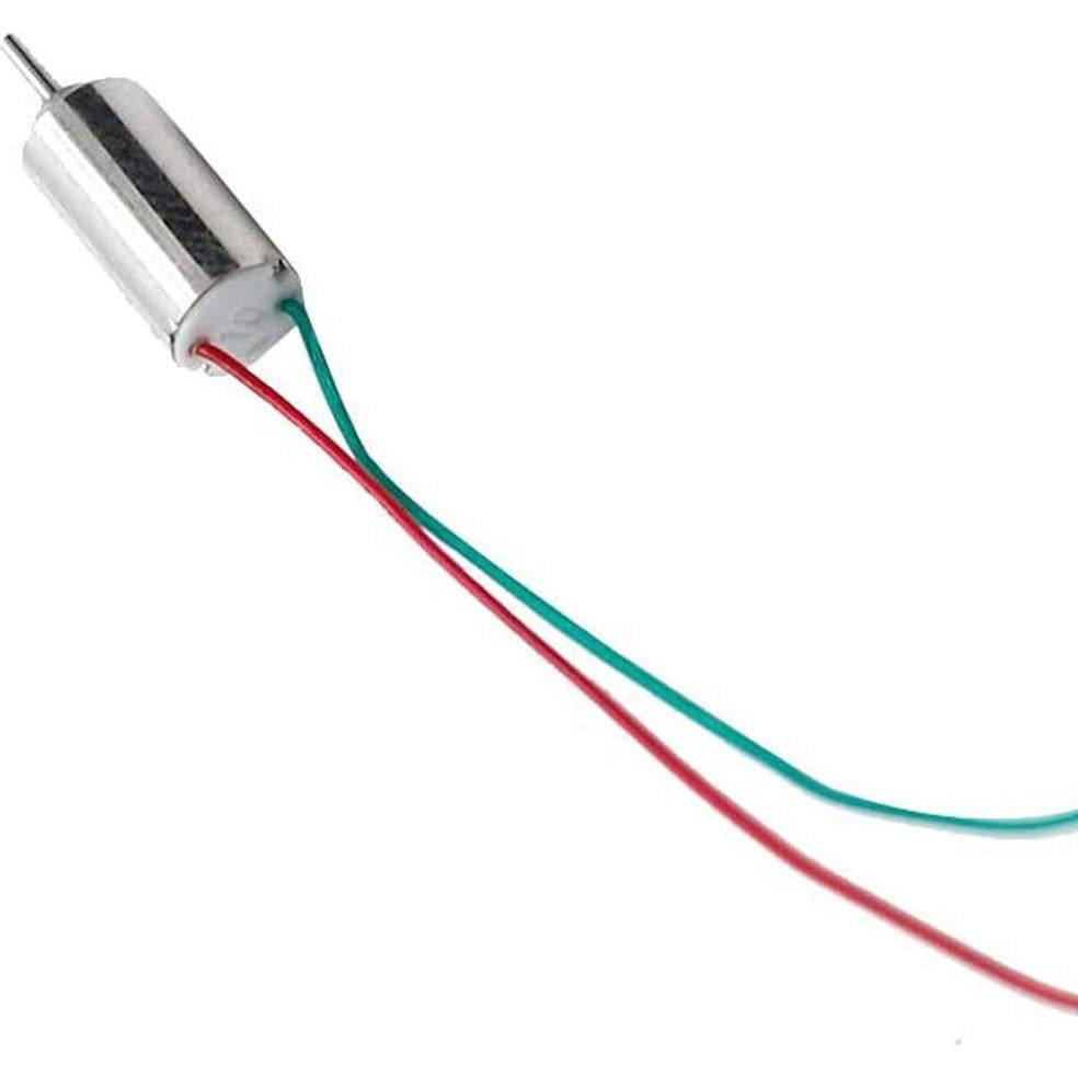 Motor DC Micro sin núcleo 4x12mm 66000RPM 1.5-3.7V - 5 Pcs