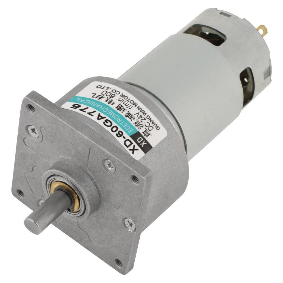 Motor de Engranaje DC 35W Hilitand 12V/24V Ajustable 600rpm
