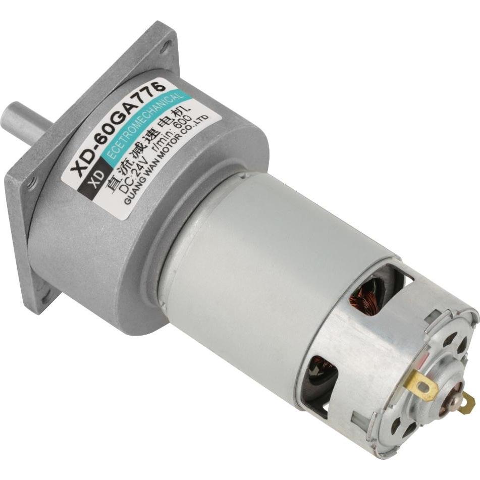 Motor de Engranaje DC 35W Hilitand 12V/24V Ajustable 600rpm