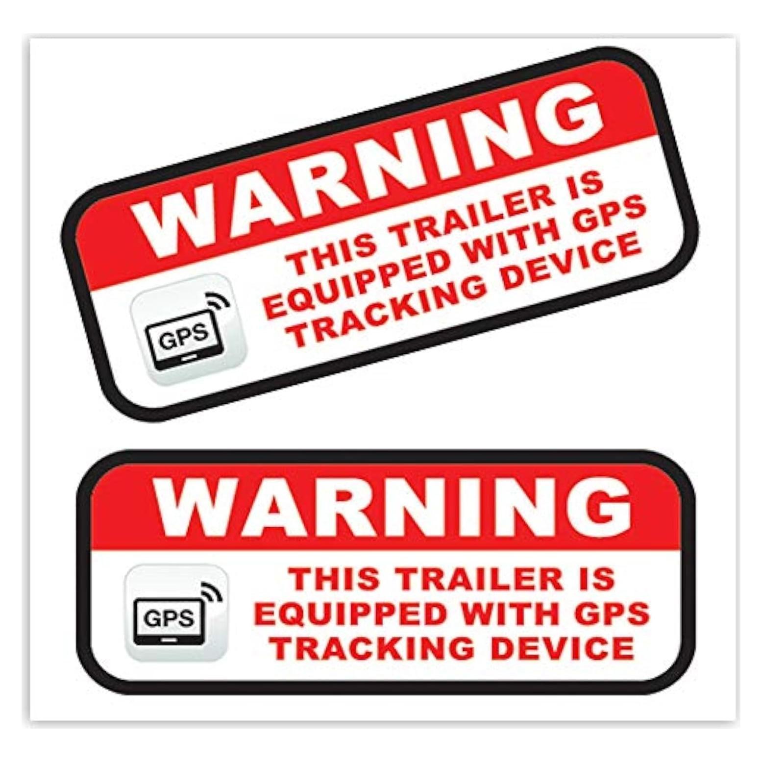 2 Pegatinas GPS Skino para Remolque - Vinilo Alta Calidad