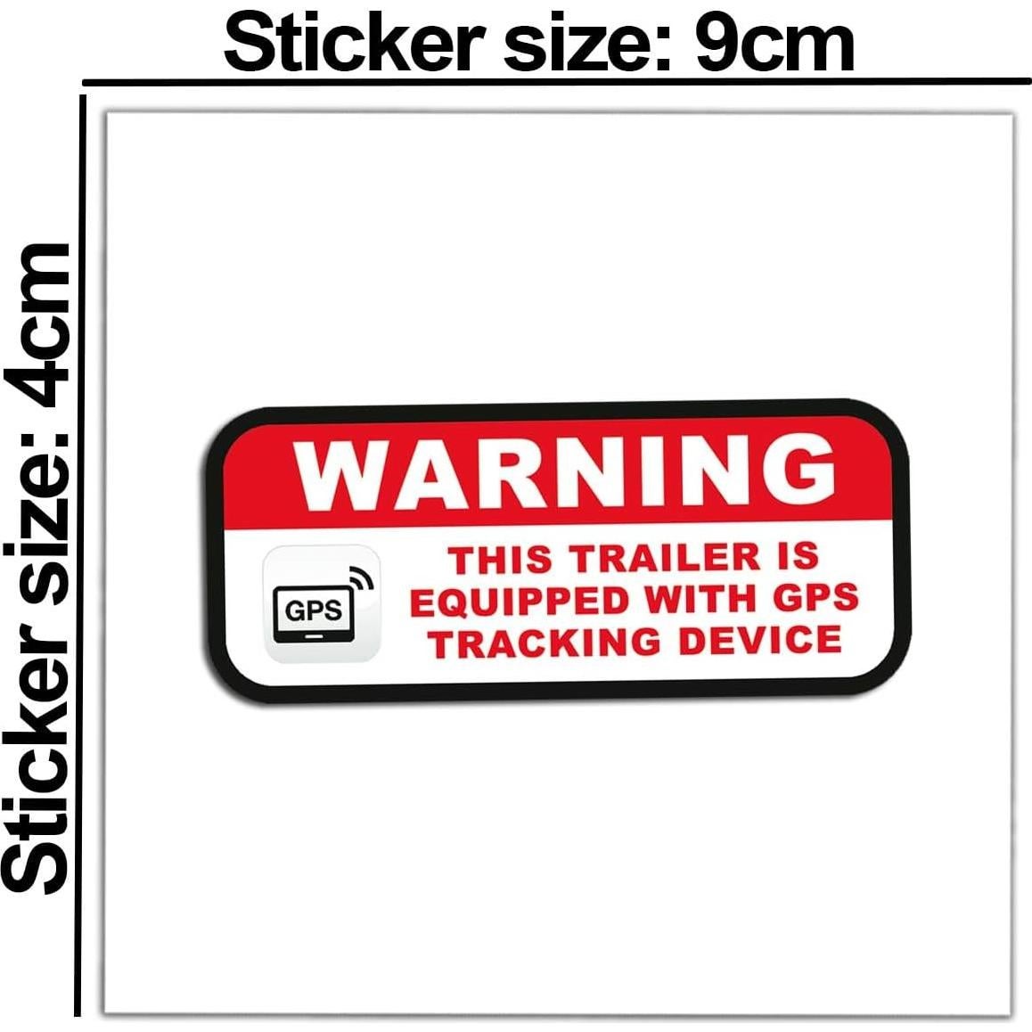 2 Pegatinas GPS Skino para Remolque - Vinilo Alta Calidad