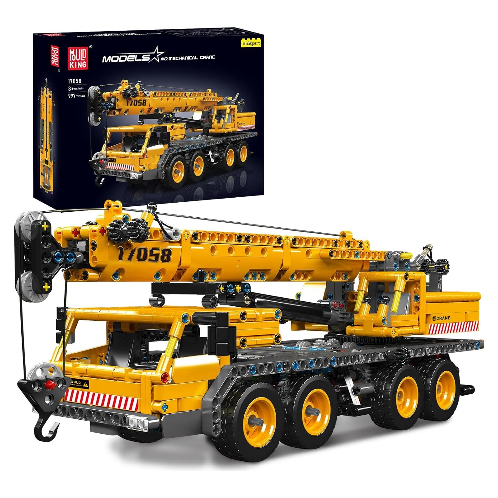 Camión Grúa Móvil Mould King 17058 997 Piezas