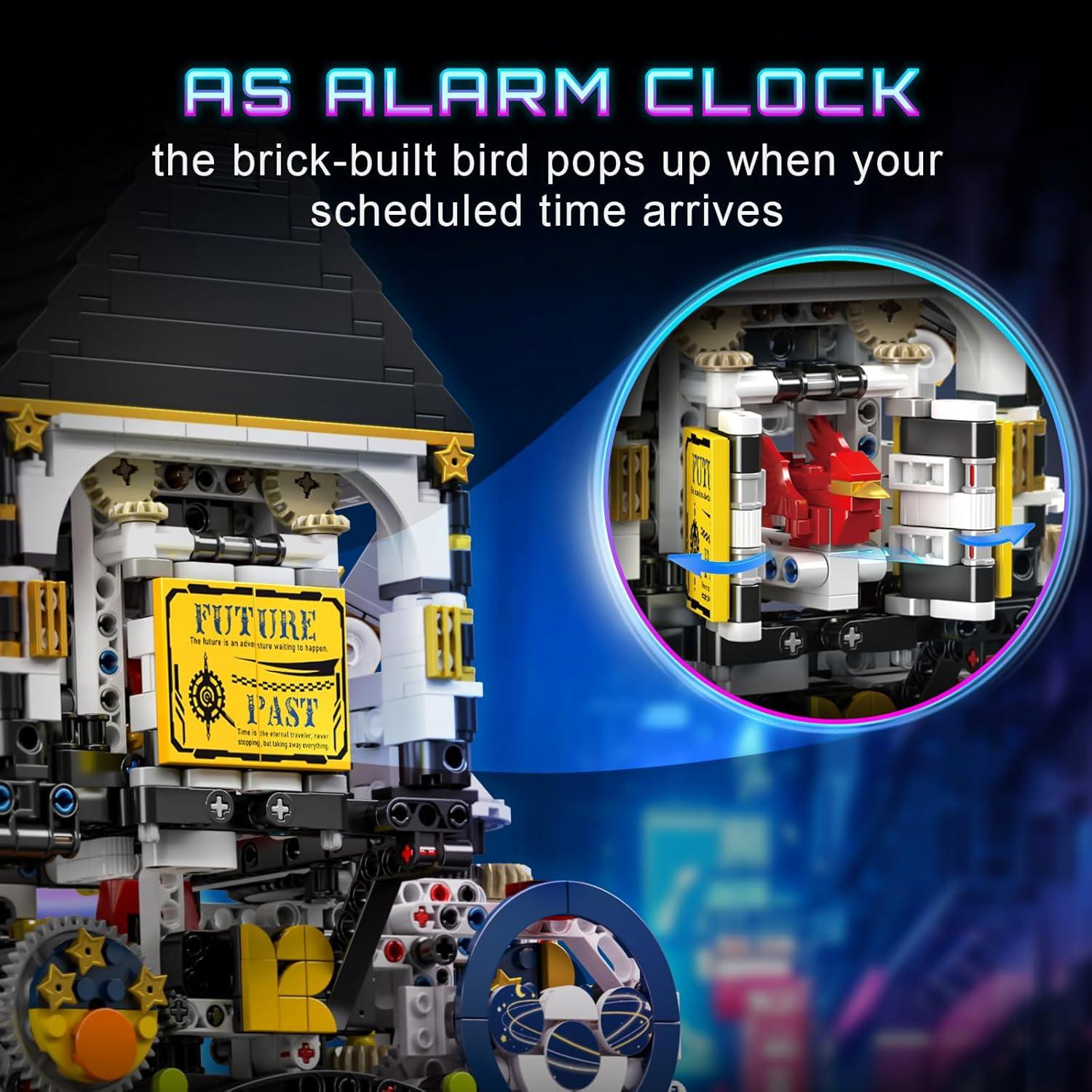 Reloj Despertador Cyberpunk Mould King 3181 Piezas