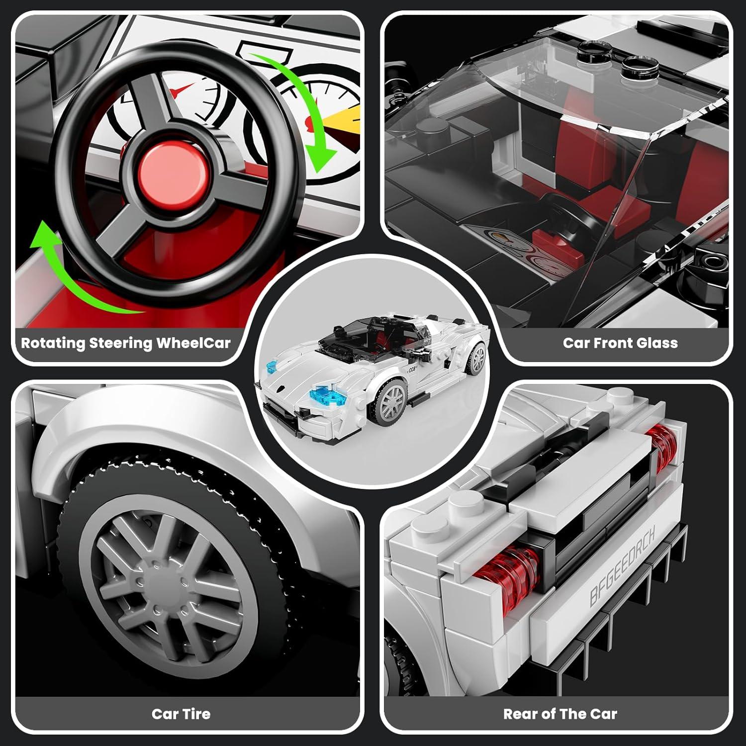 Mould King C850 Kit de Construcción Coche de Carreras 388 Piezas