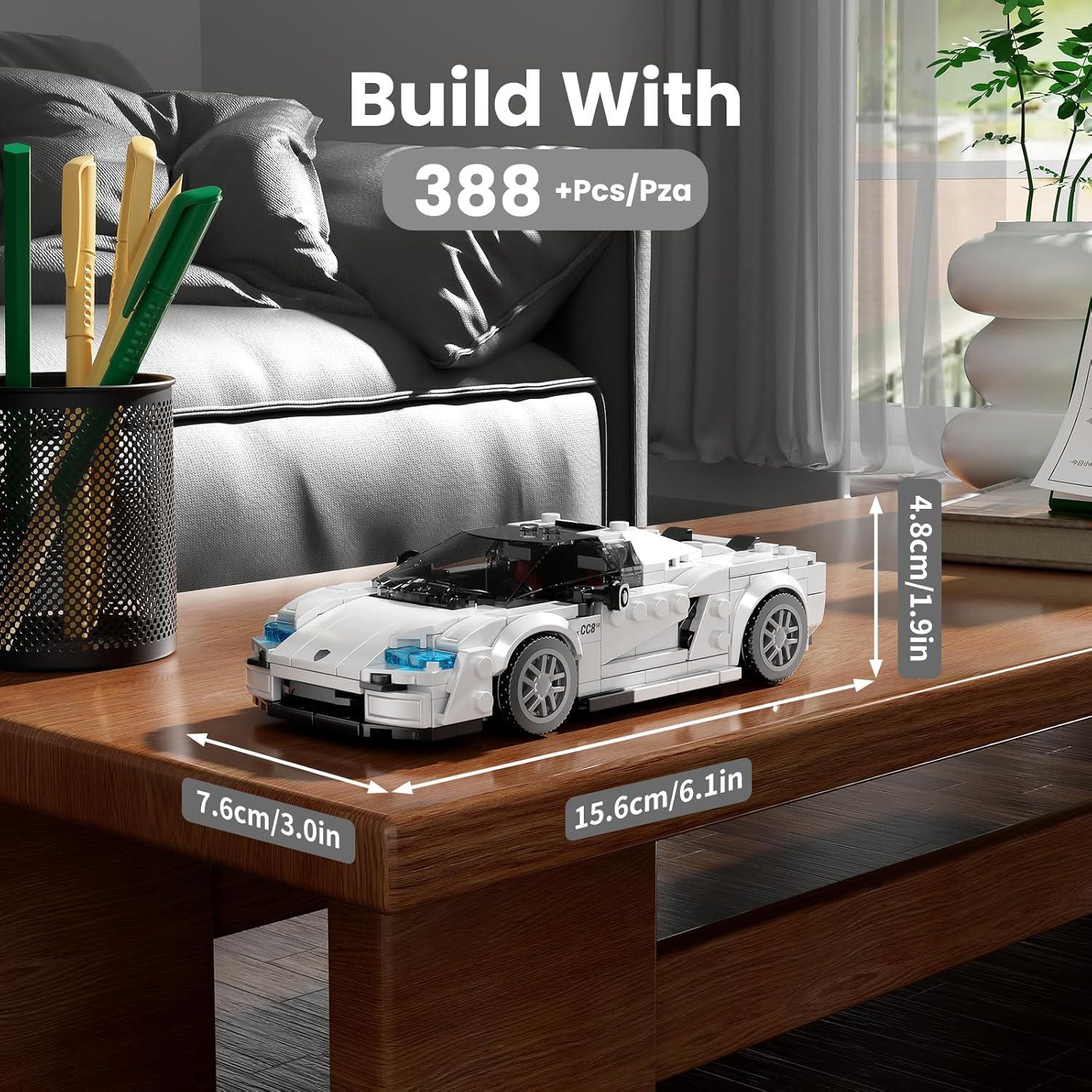 Mould King C850 Kit de Construcción Coche de Carreras 388 Piezas
