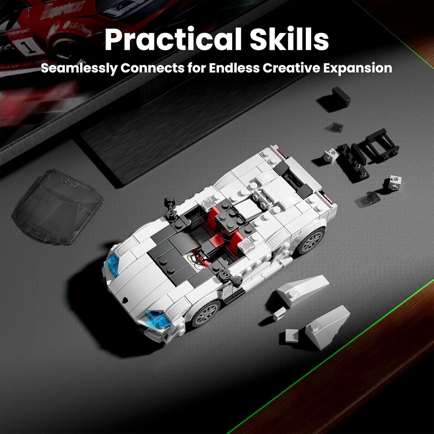 Mould King C850 Kit de Construcción Coche de Carreras 388 Piezas