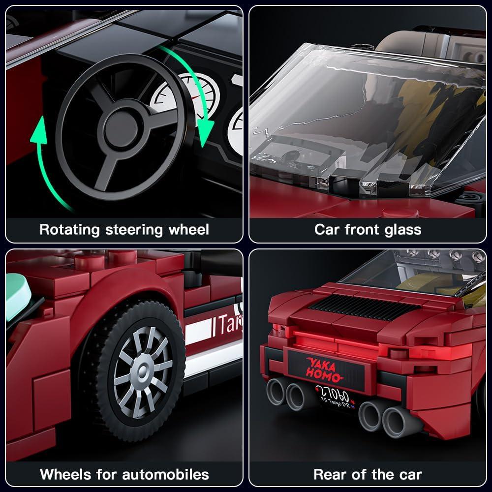 Mould King Set de Construcción 911 Targa 362 PZS para 8+