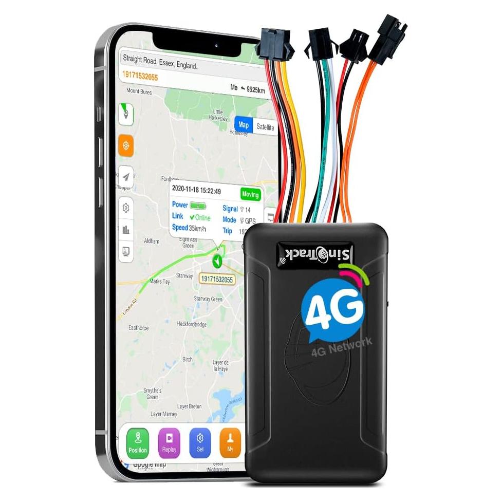 Rastreador GPS 4G SinoTrack ST-906L con Monitoreo de Voz