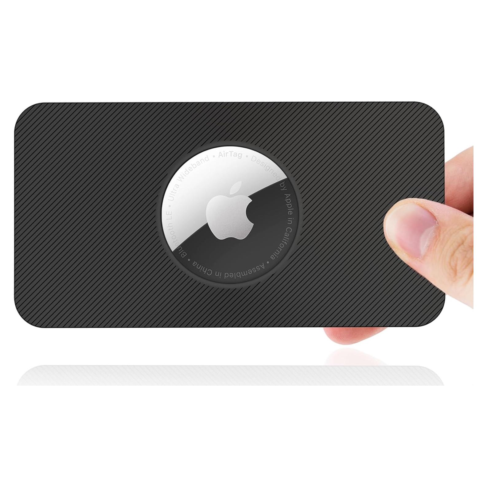 Soporte de billetera para AirTag SEVROK - 2 unidades negro