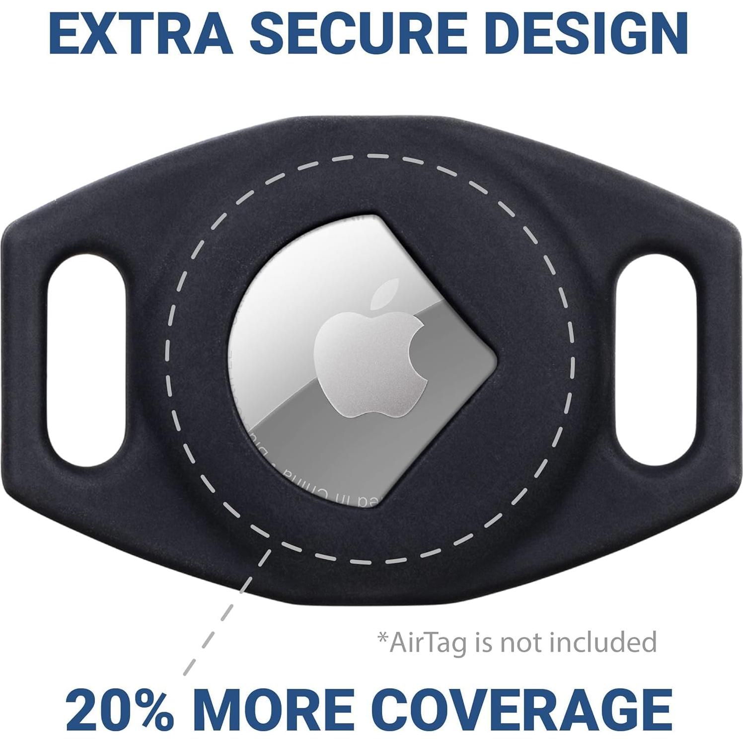 Soporte para Collar de Perro GoTags AirTag Personalizado Azul