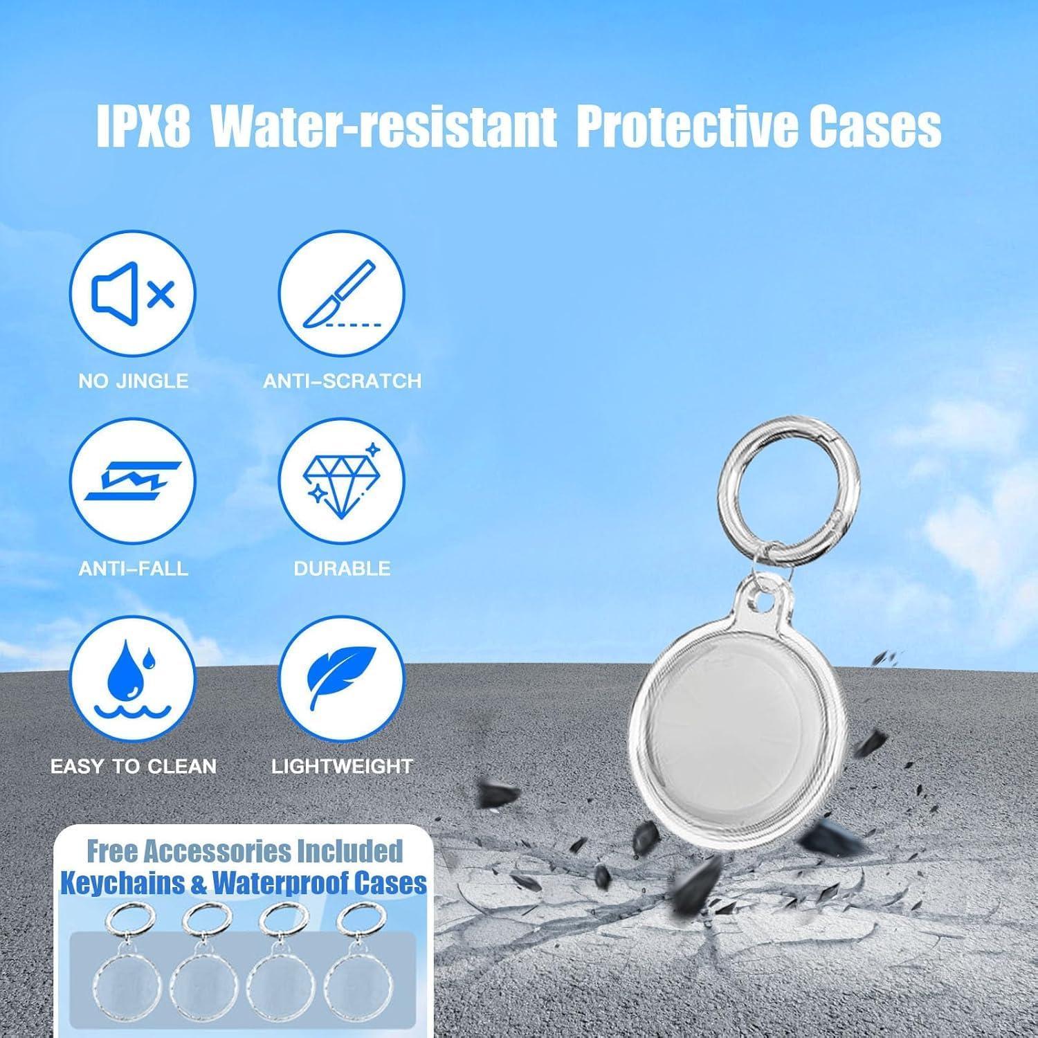 Etiquetas de Seguimiento HONGTOP - 3 PCS, Impermeables, Bluetooth