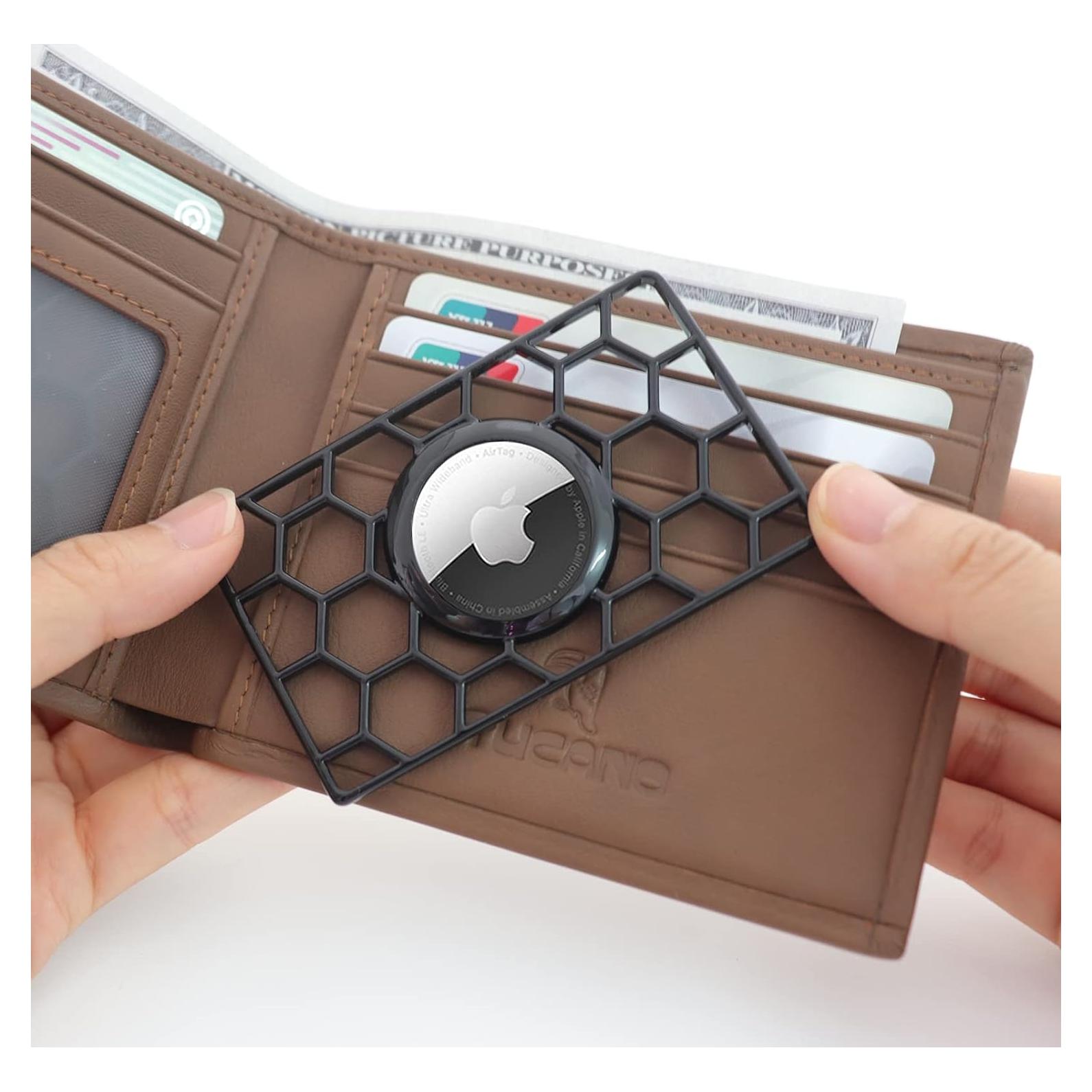 Soporte Funda delgada para Apple AirTag HLHGR - Negro